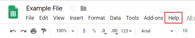 Cách di chuyển đến một ô hoặc một hàng cụ thể trong Google Sheets